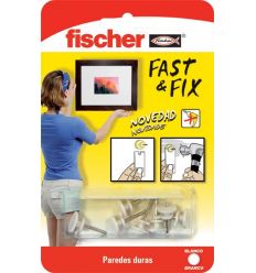 ▷ Colgador cuadros 534844 fast&fix 3pun bl de fischer ®