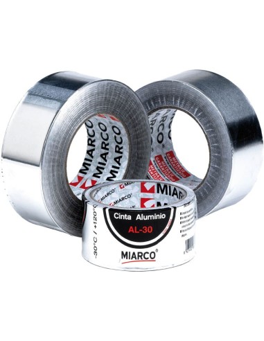 Cinta aluminio al-30 50mmx50m de miarco