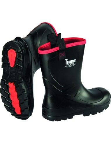 Bota troya rigger no epi pu talla 40 negro de techno boots