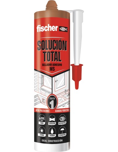 Polimero ms solucion total 290ml 570948 marron de fischer caja