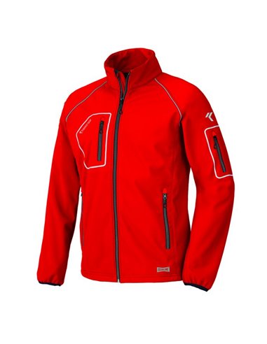 Cazadora softshell just rojo 4515nb talla s de issaline