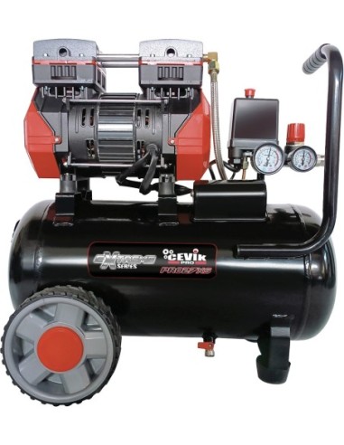 Compresor cevik pro27xs 2,0hp 24l sin aceite de cevik