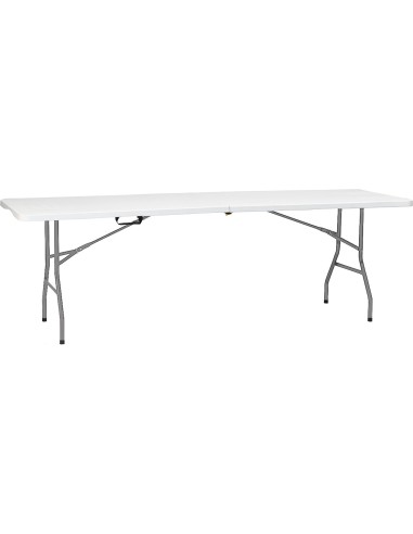 Mesa plegable 240x74x74 con asa de sin marca