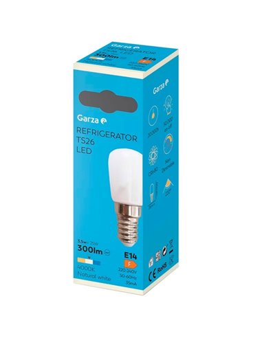 Bombilla led frigost6 3,5we14 300lm4000k de garza caja de 6 unidades