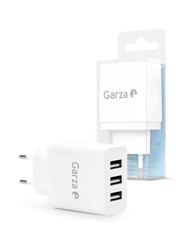 Enchufe cargador 3t usb dc 5v 3,4a de garza