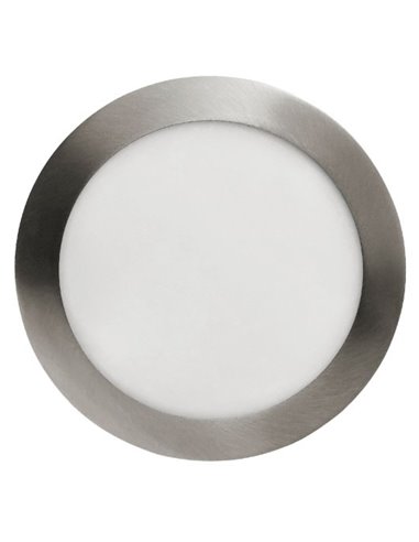 Downlight circular ø225 18w 1600lm 4000k niquel de garza