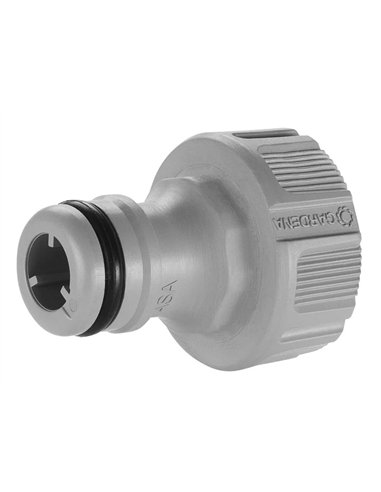 Adaptador grifo c/r 1/2"-21mm 18220-20bl de gardena caja de 12 unidades