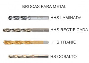 Broca HSS para metal